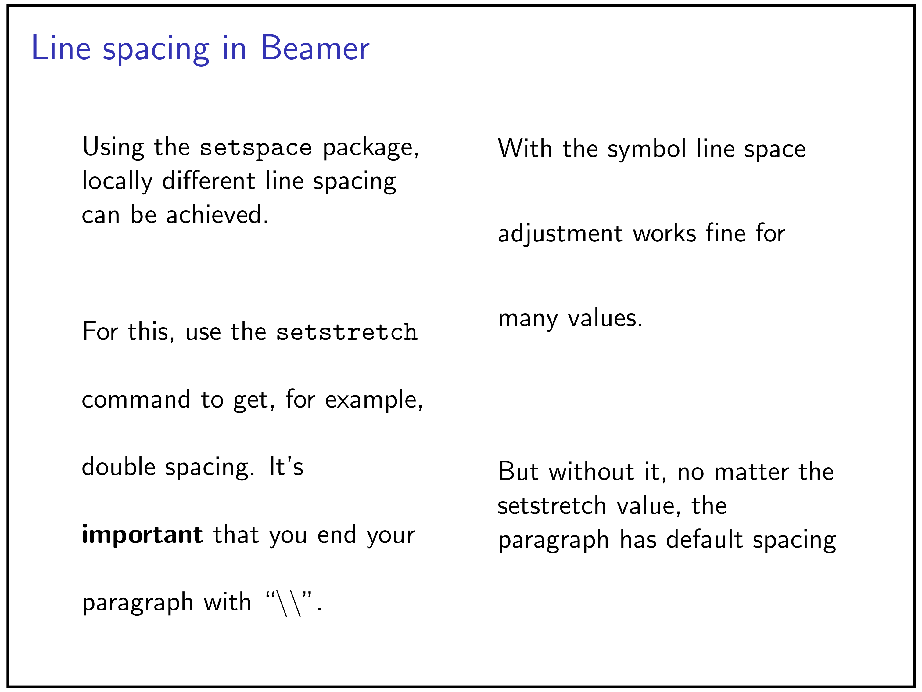 local-line-spacing-in-latex-beamer-3-diagrams-per-page